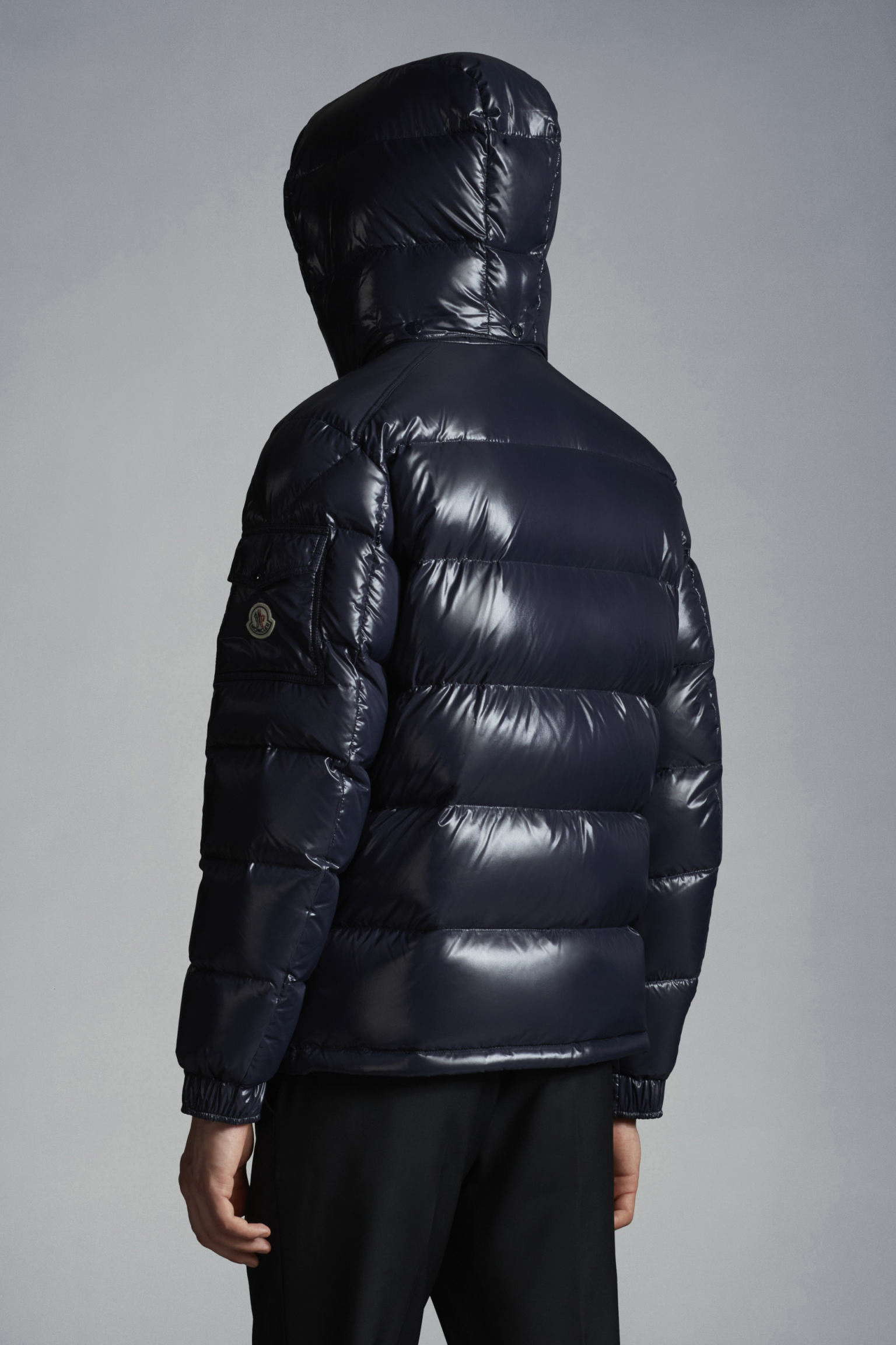 moncler maya 短款羽绒夹克 午夜蓝 – 短款羽绒服 – 男装 | moncler