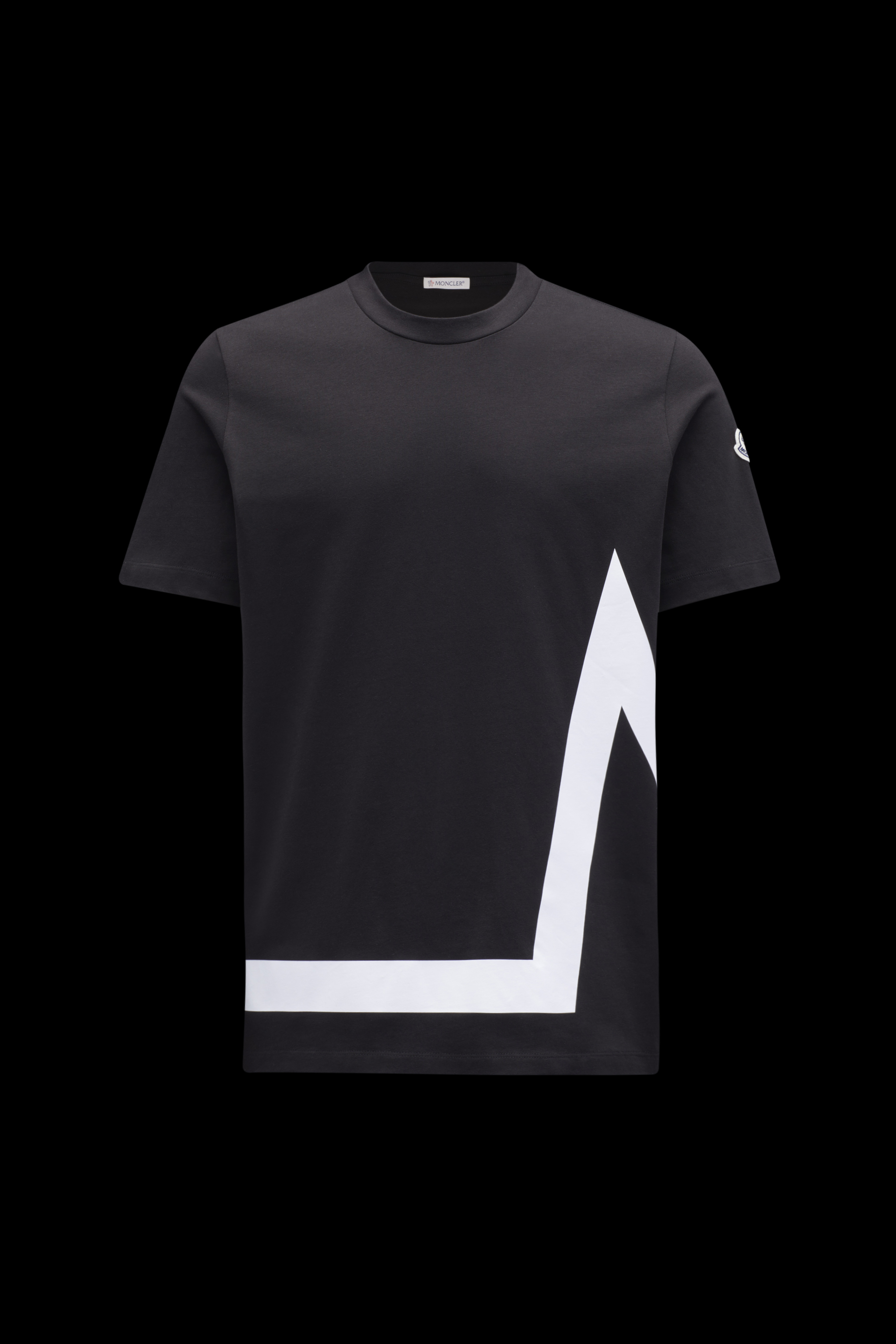 男士M字母短袖T恤星钻黑– Polo衫和T恤– 男装| Moncler 盟可睐