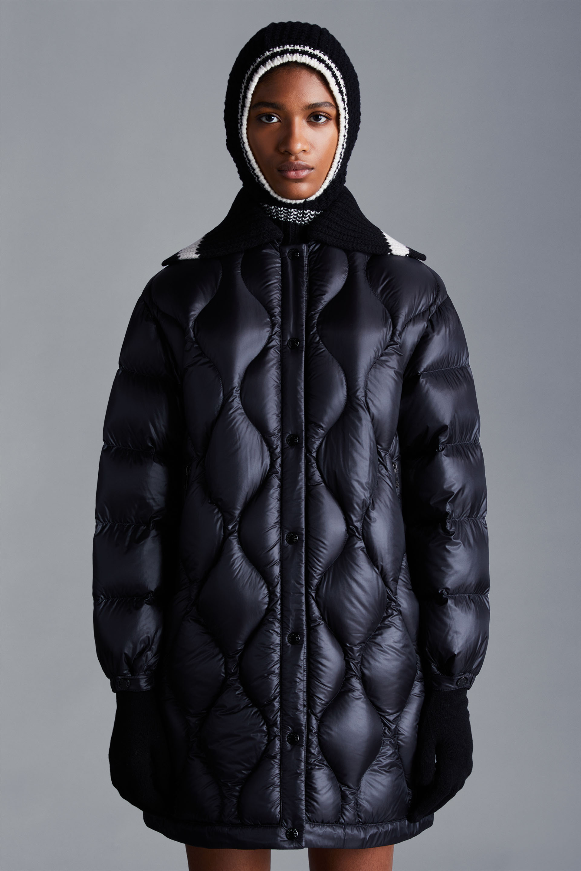 Agalops长款羽绒服夹克外套– 长款羽绒服– 女装| Moncler 盟可睐