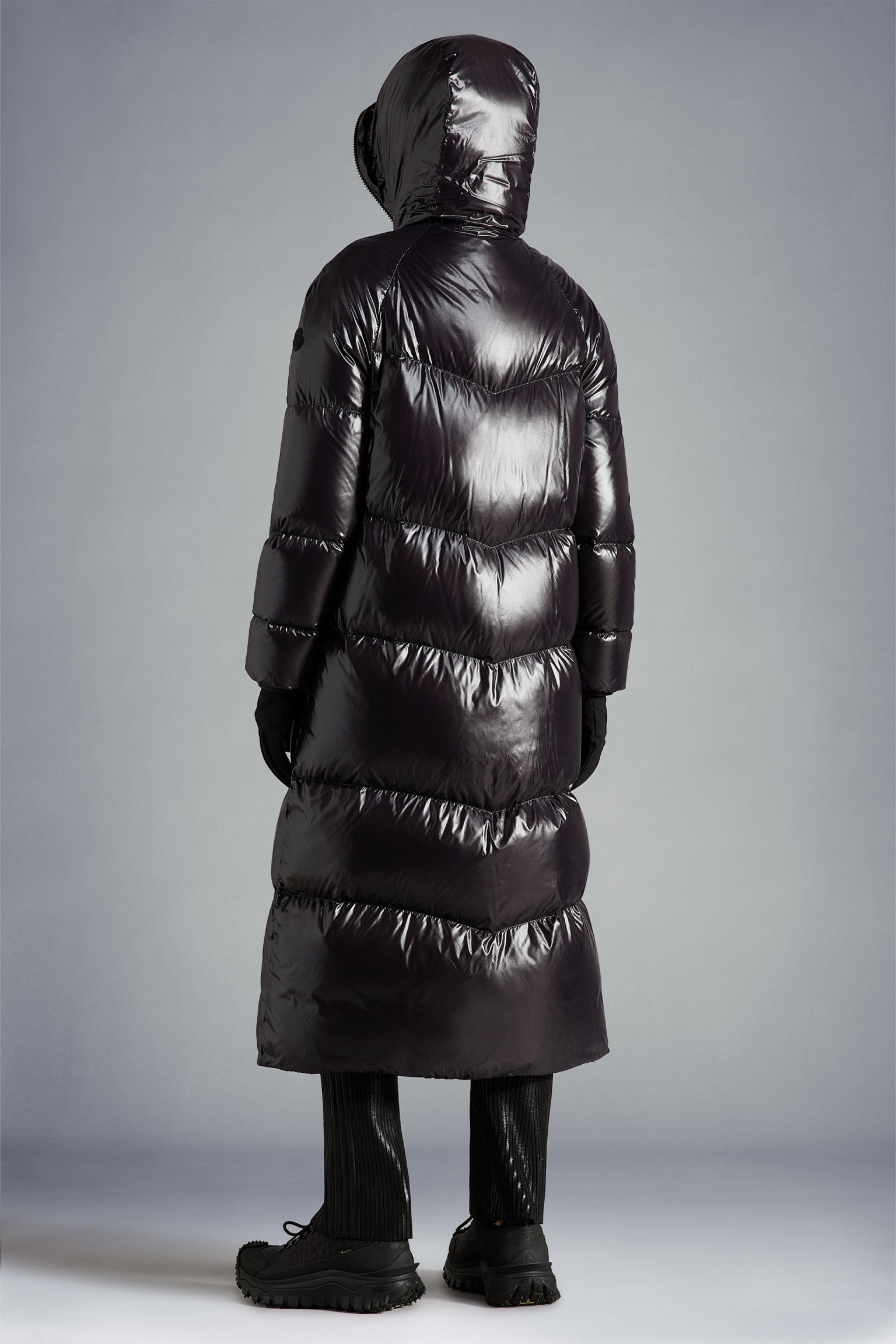chanon黑标长款羽绒服夹克 星钻黑 – 长款羽绒服 – 女装 | moncler