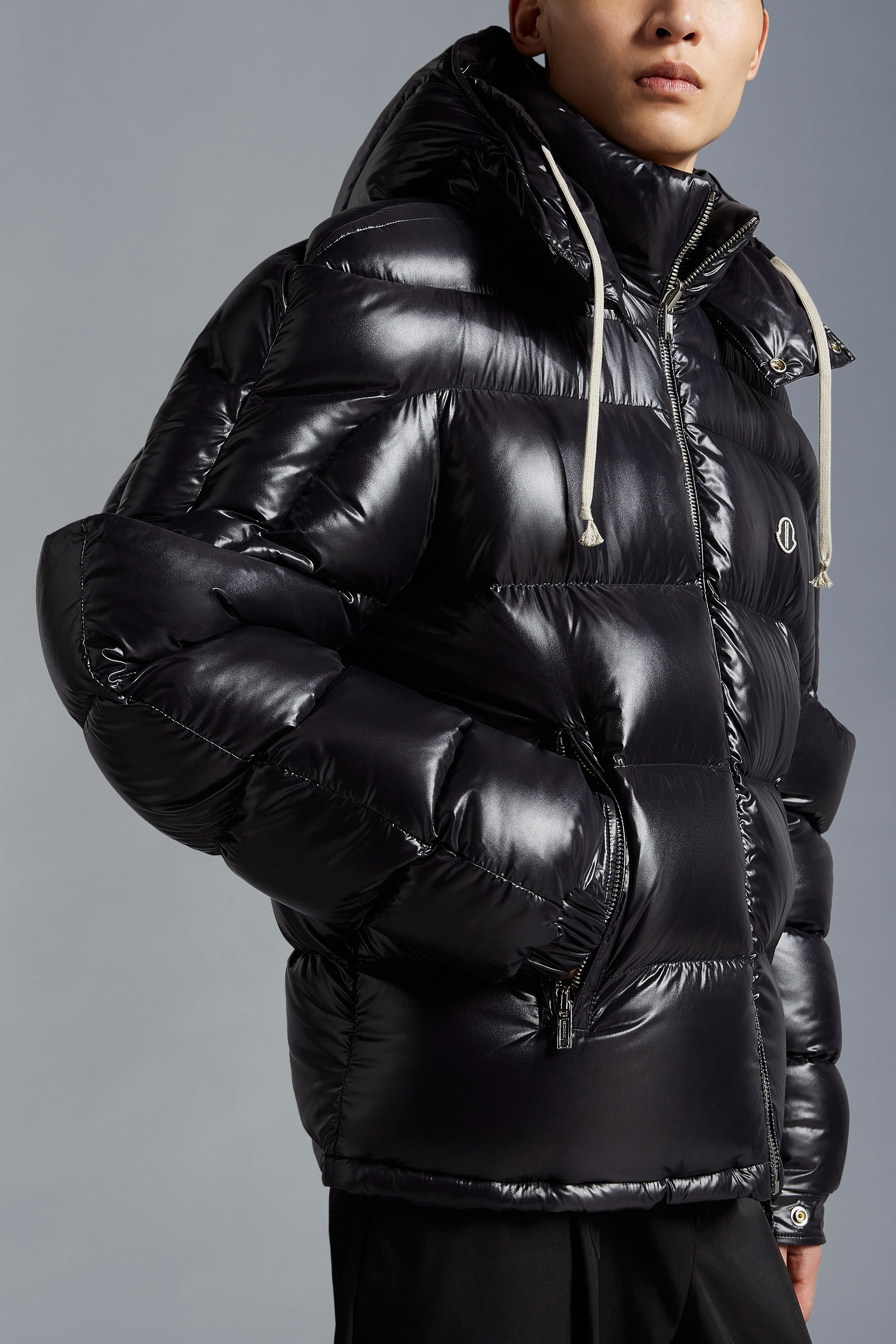 Moncler Maya 70 by Rick Owens 双面男女款特别单品黑色– 短款羽绒服