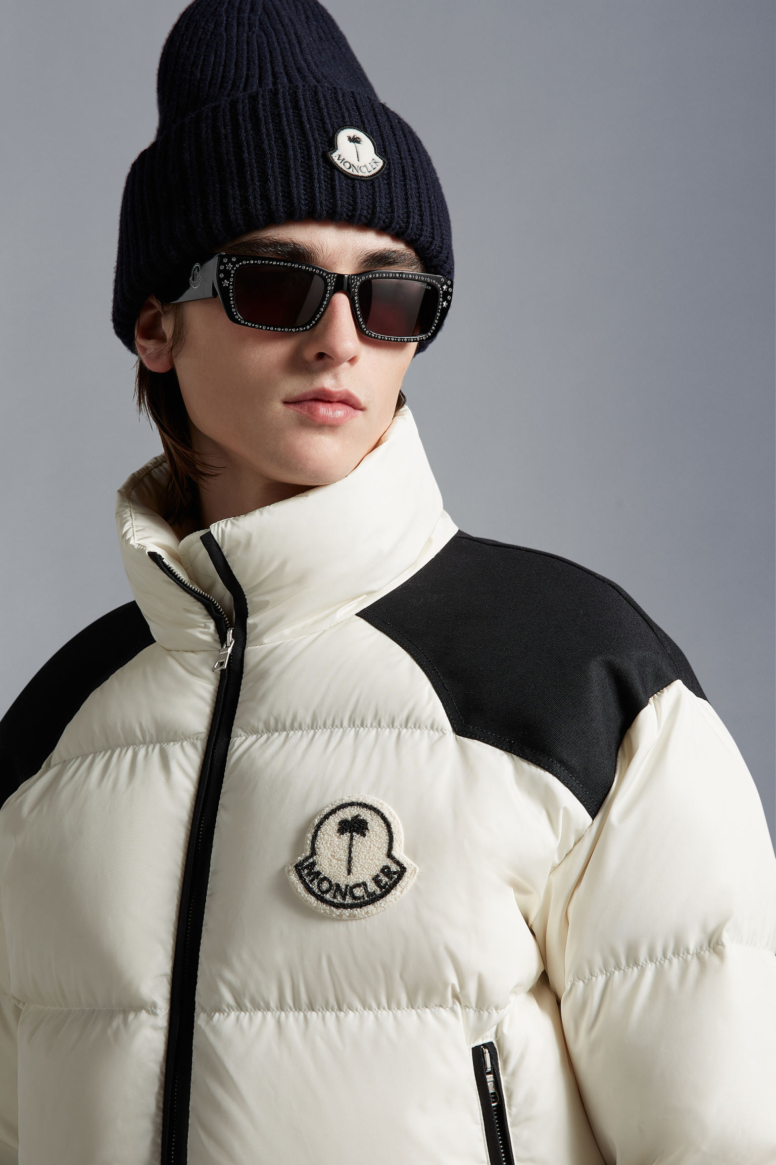 nevin男女款短款冬季羽绒服夹克外套 本白色 – 8