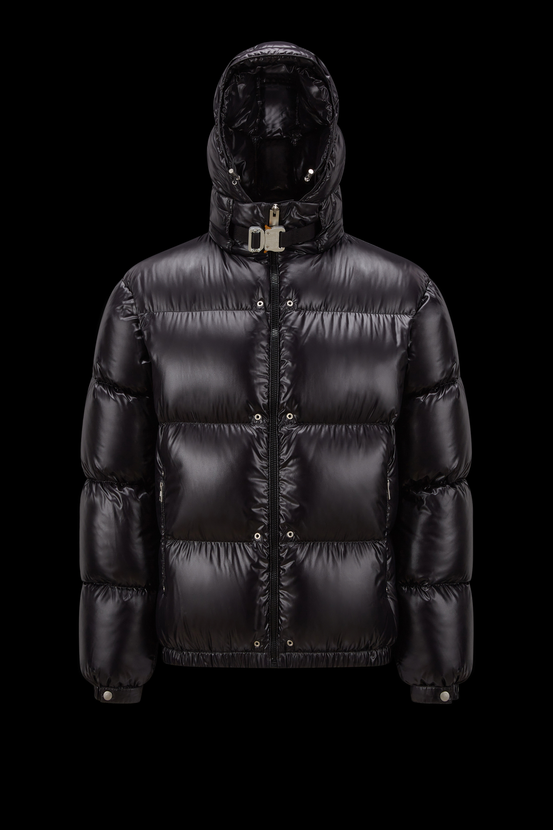 Almondis男女款冬季短款羽绒服夹克外套黑色– 6 Moncler 1017 Alyx 9Sm