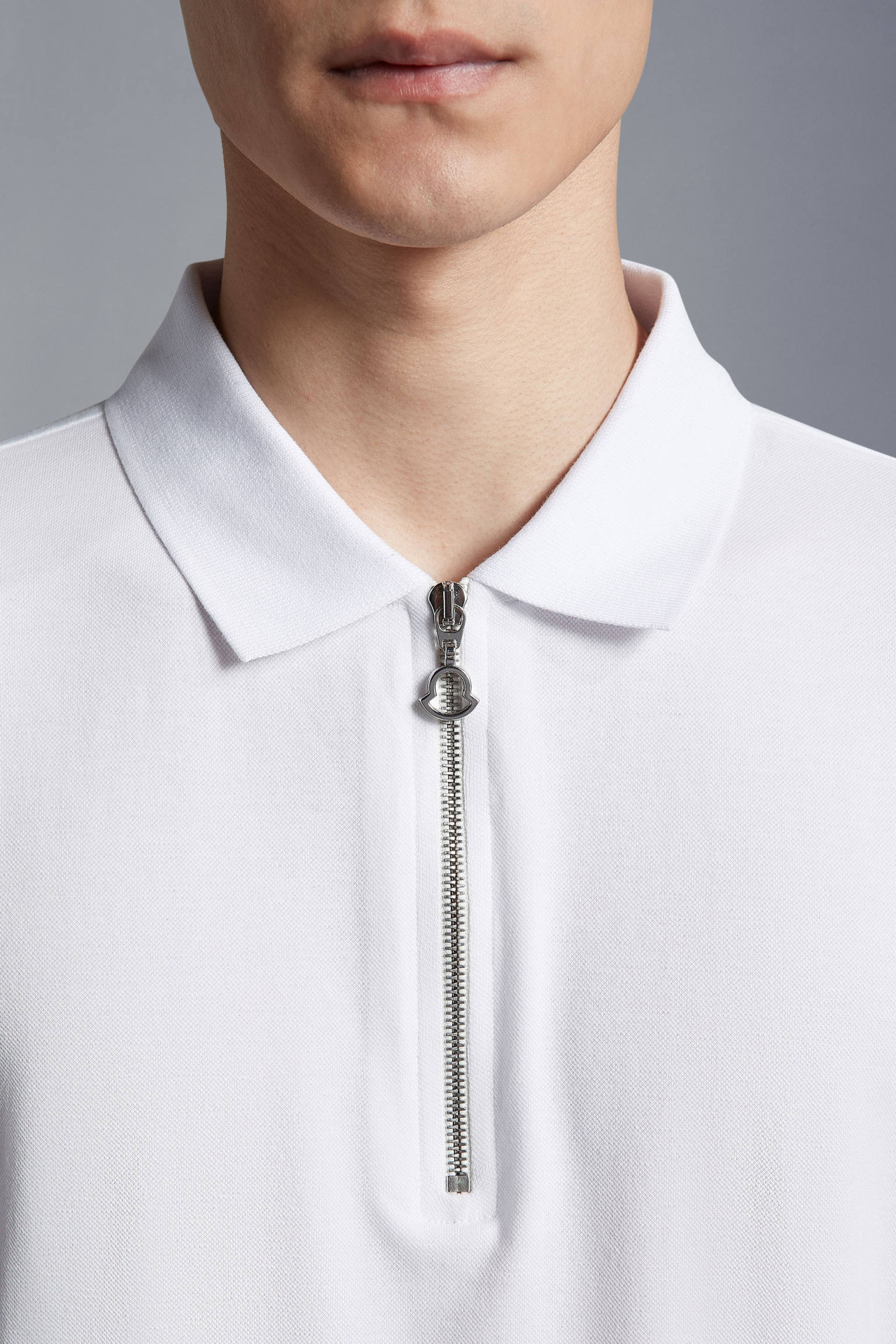 男士短袖polo衫 光学白 – polo衫和t恤 – 男装 | moncler 盟可睐