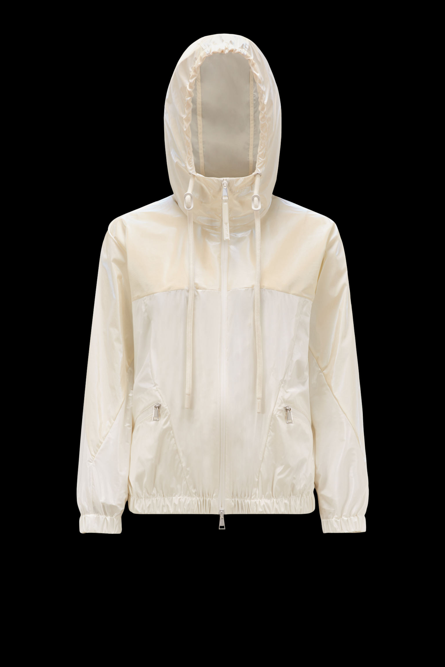 partie女士连帽夹克外套 本白色 – 薄款外套和风衣 – 女装