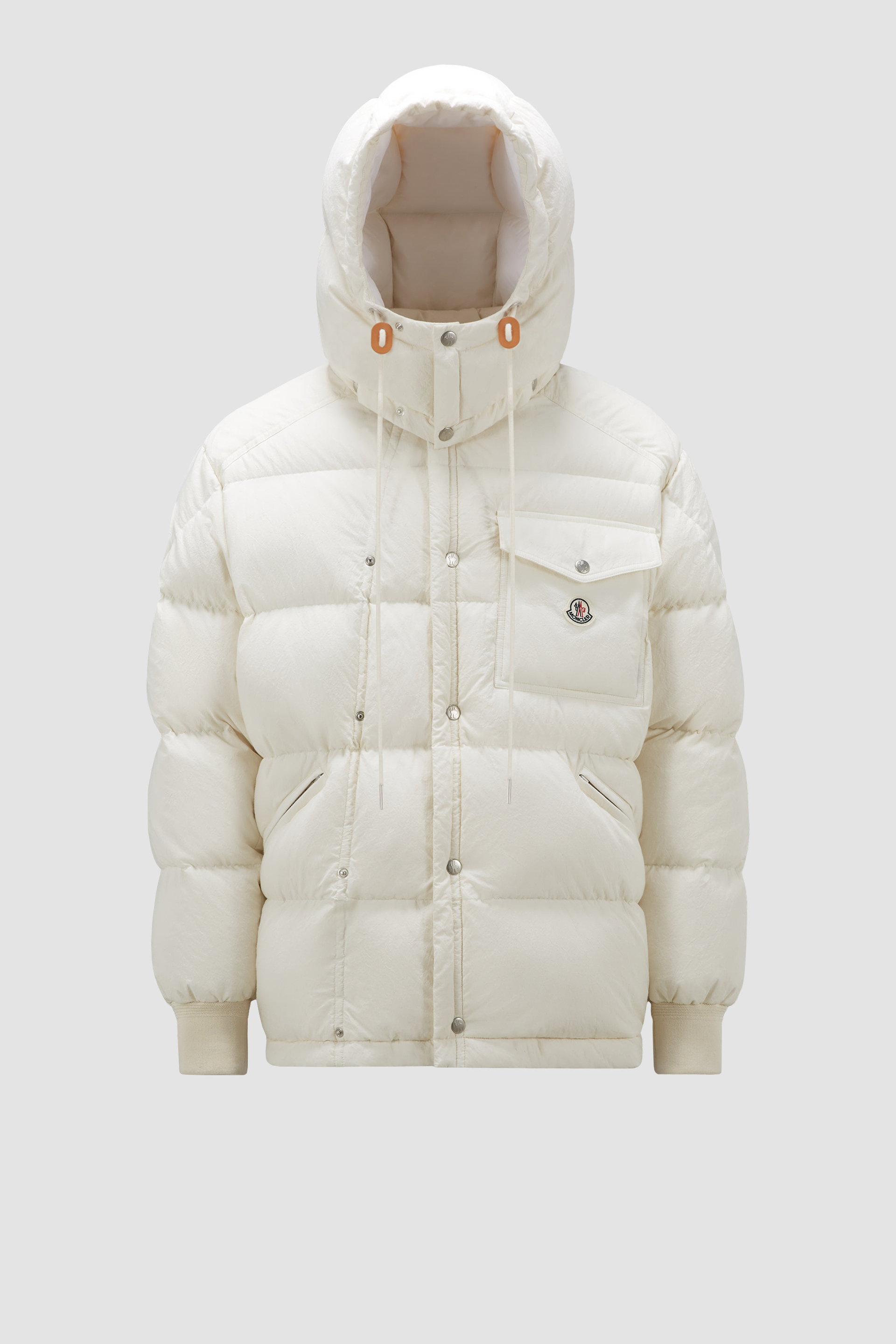 Moncler Maya 70冬季短款男士羽绒服夹克外套雪花白– 短款羽绒服– 男装