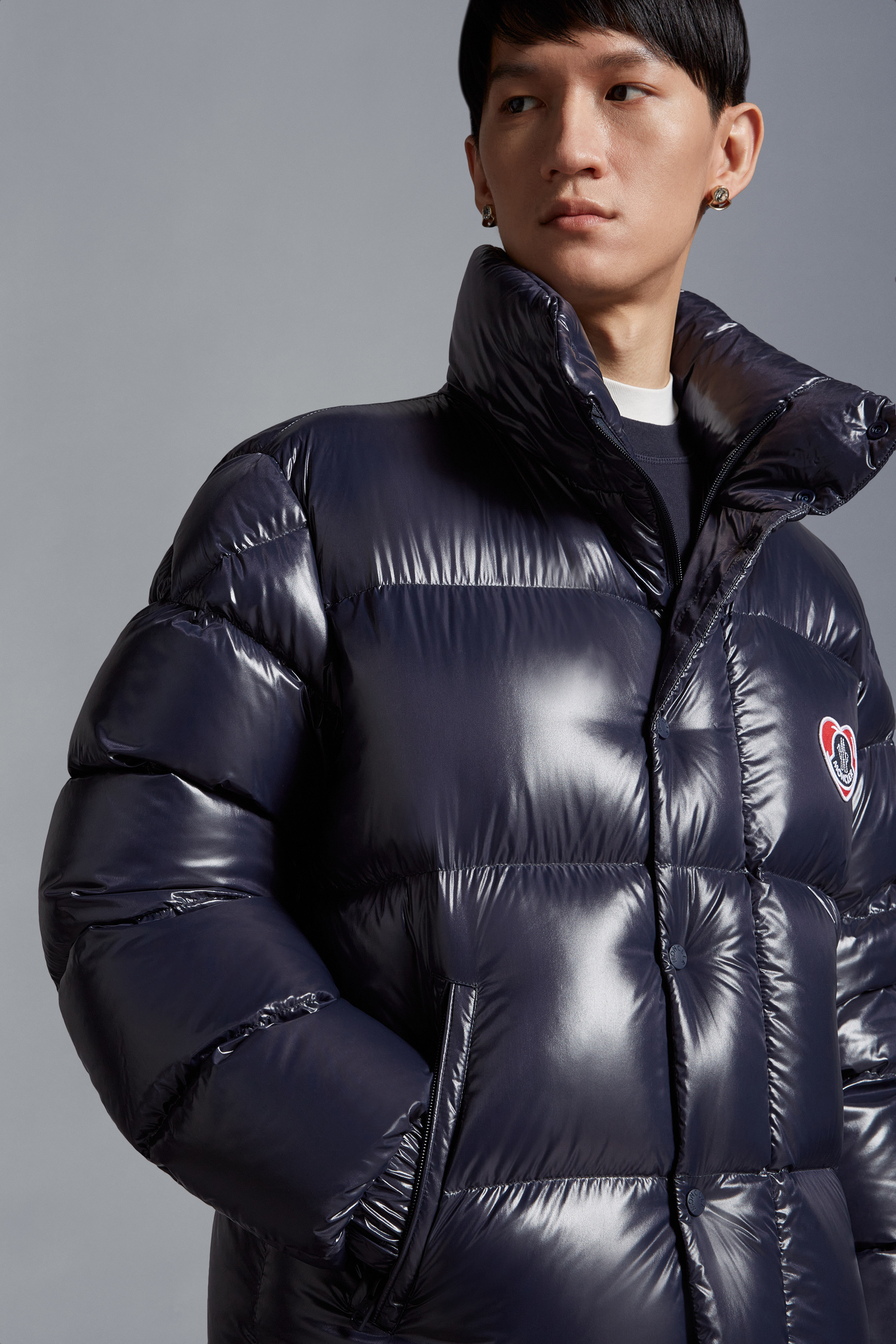 Misam短款男士羽绒服夹克外套午夜蓝– 短款羽绒服– 男装| Moncler
