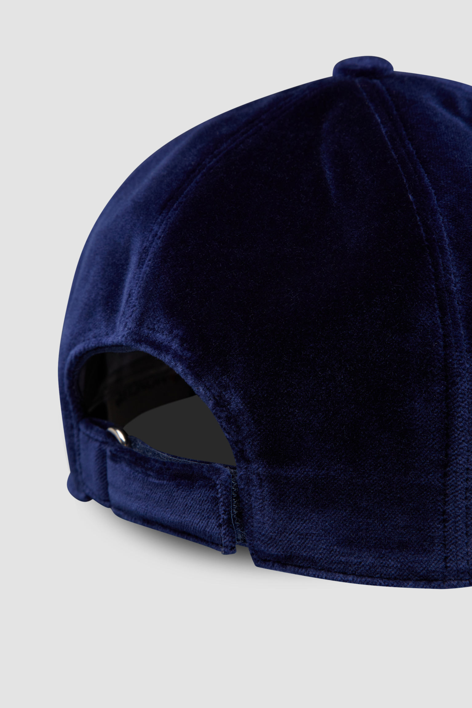 女士天鹅绒棒球帽 深蓝色 – 帽子和贝雷帽 – 女装 | moncler 盟可睐