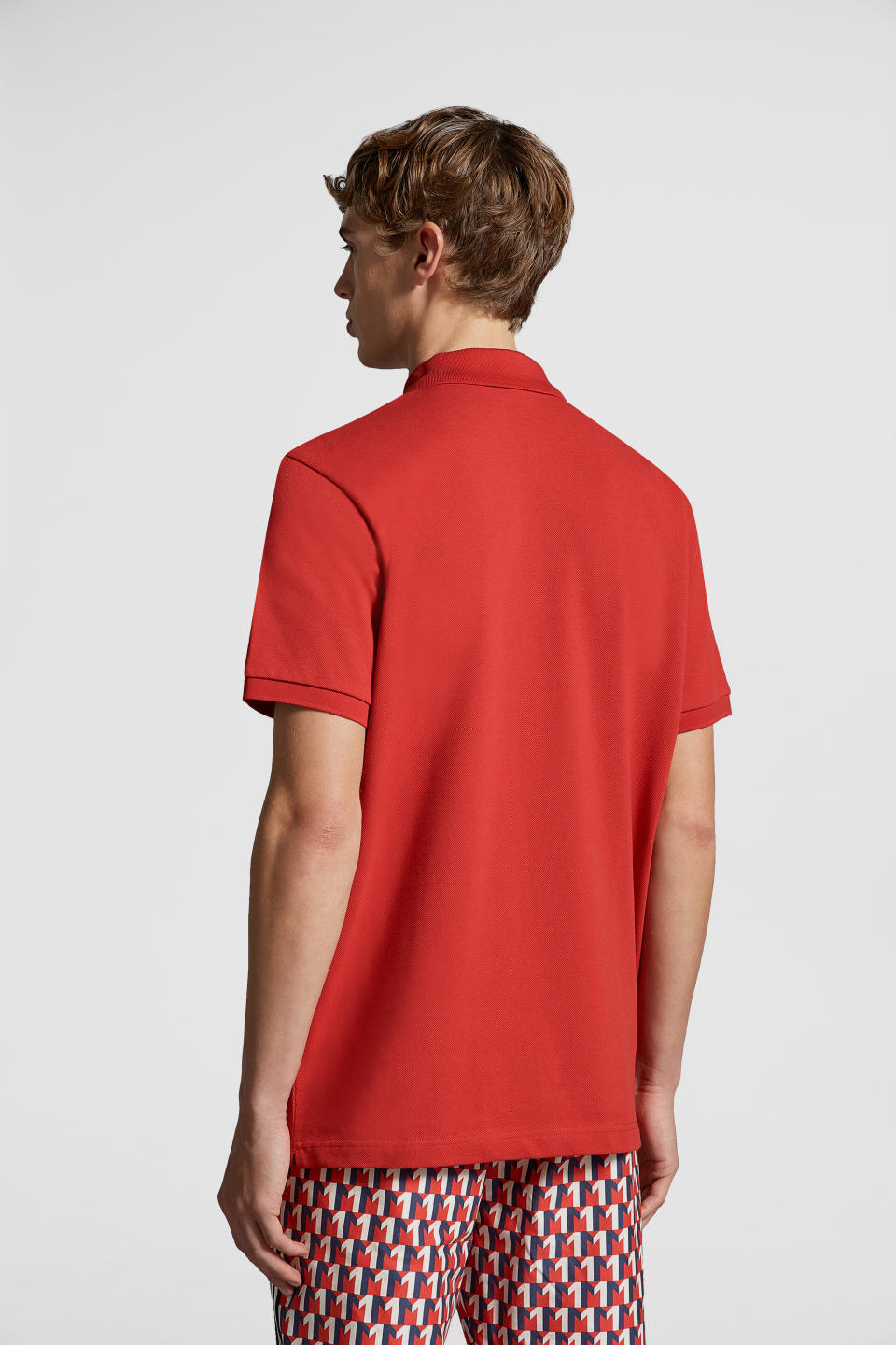 红色龙年系列 男士刺绣字母组合短袖polo衫男装