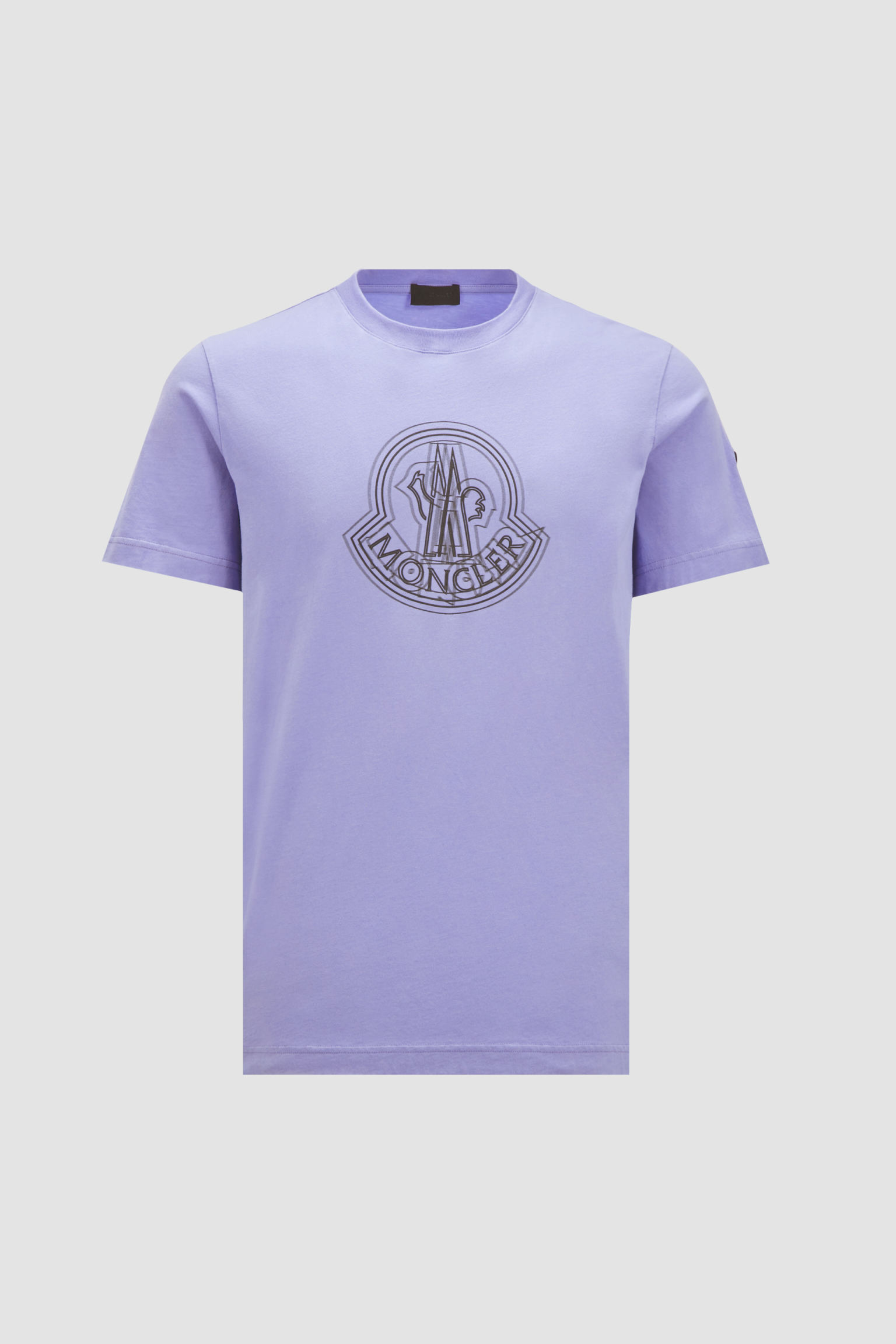 圆领棉质短袖t恤 紫丁香 – polo衫和t恤 – 男装 | moncler 盟可睐