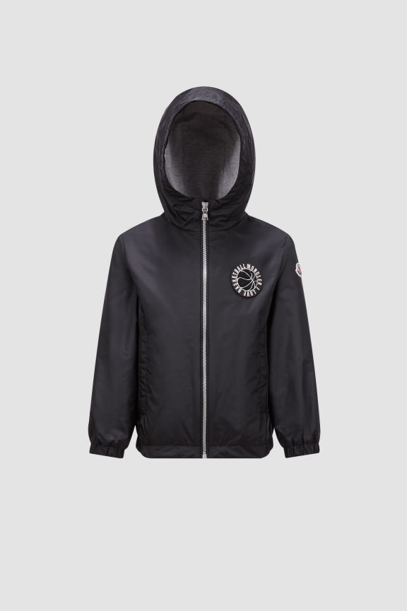 new urville儿童连帽薄外套 蓝色 – 夹克 – 男童服装 | moncler